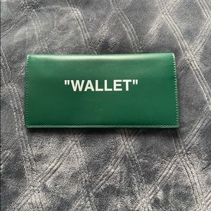 OFF WHITE YEN QUOTE WALLET! BRAND NEW NEVER USED